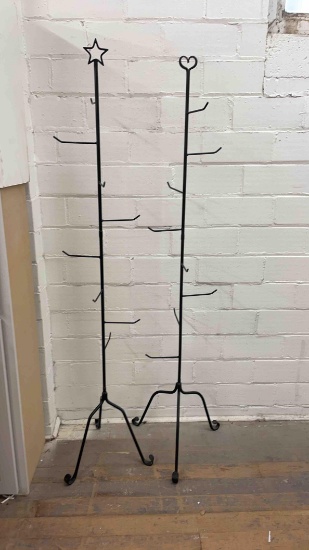Longaberger wrought iron basket stand /holder /hooks tree 49-1/2?