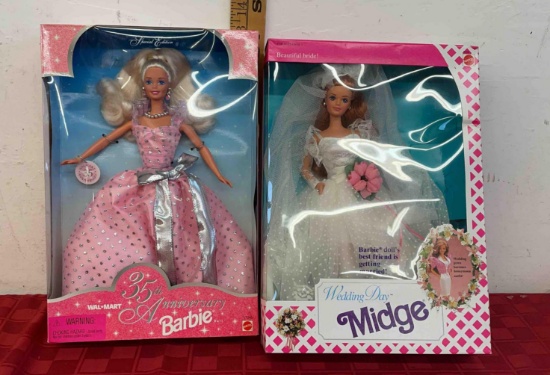 Barbie 35 anniversary Walmart 1990
