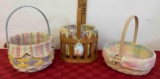 Longaberger small Easter basket egg tie-on