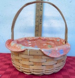 Longaberger baskets Easter egg tie-on 11?x9?