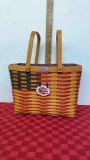 Longaberger 25 Anniversary flag basket 1973-1998