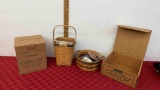 Longaberger Basket Collector club 2003 -1998 Edition