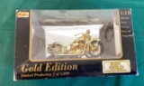 Gold edition motorcycle