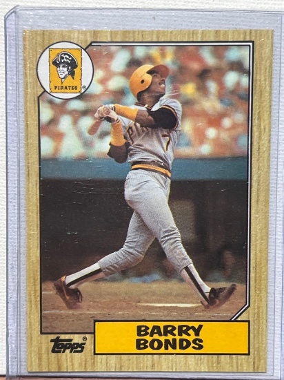 1987 Topps Barry Bonds Rookie