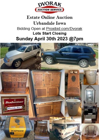 Estate! Vehicles, Popup camper, Antiques Plus!