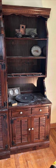 large wooden vintage cabinet