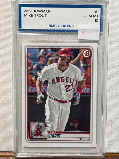 2019 BOWMAN MIKE TROUT BMG 10