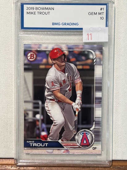 2019 BOWMAN MIKE TROUT BMG 10