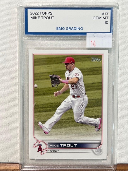 2022 TOPPS MIKE TROUT BMG 10