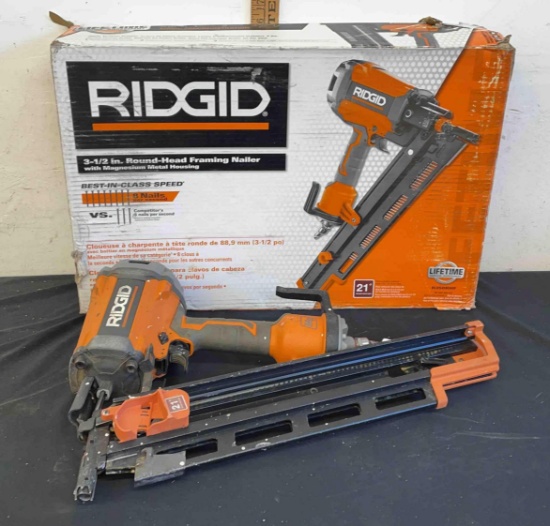 Ridgid 3 -1/2 in. Round-Head Framing Nailer