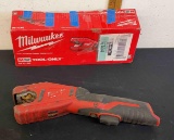 Milwaukee M12 cordless zipper tubing cutter