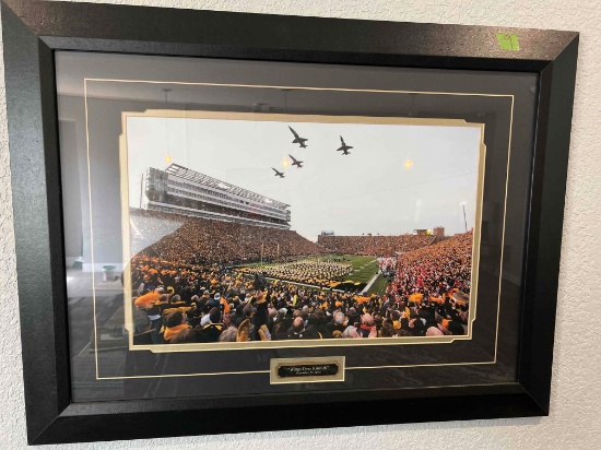 ?Wings over Kinnick? framed art