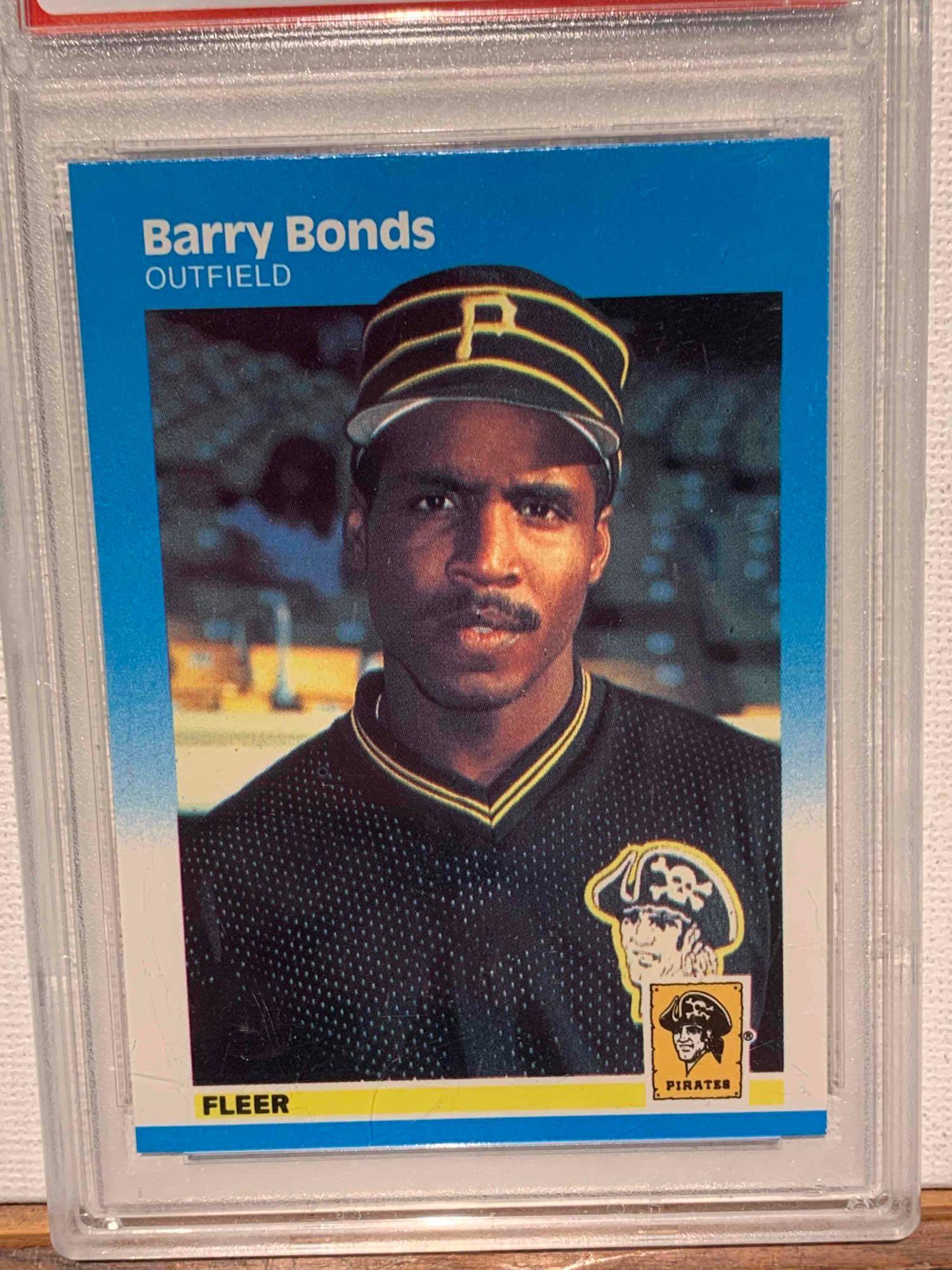 1987 Topps #320 Barry Bonds ROOKIE RC PSA 8 Graded Baseball