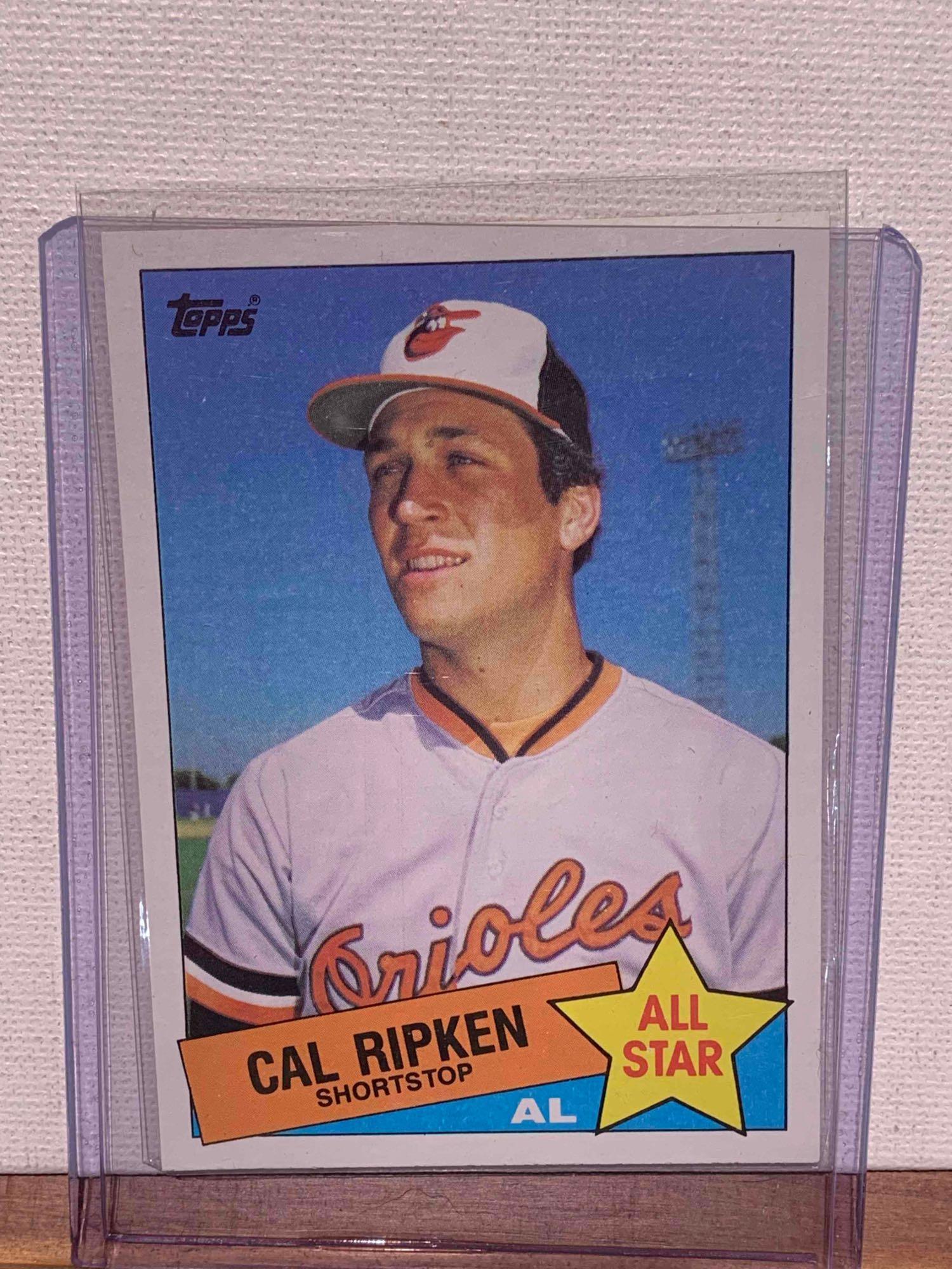 1983 Topps Robin Yount all star baseball card