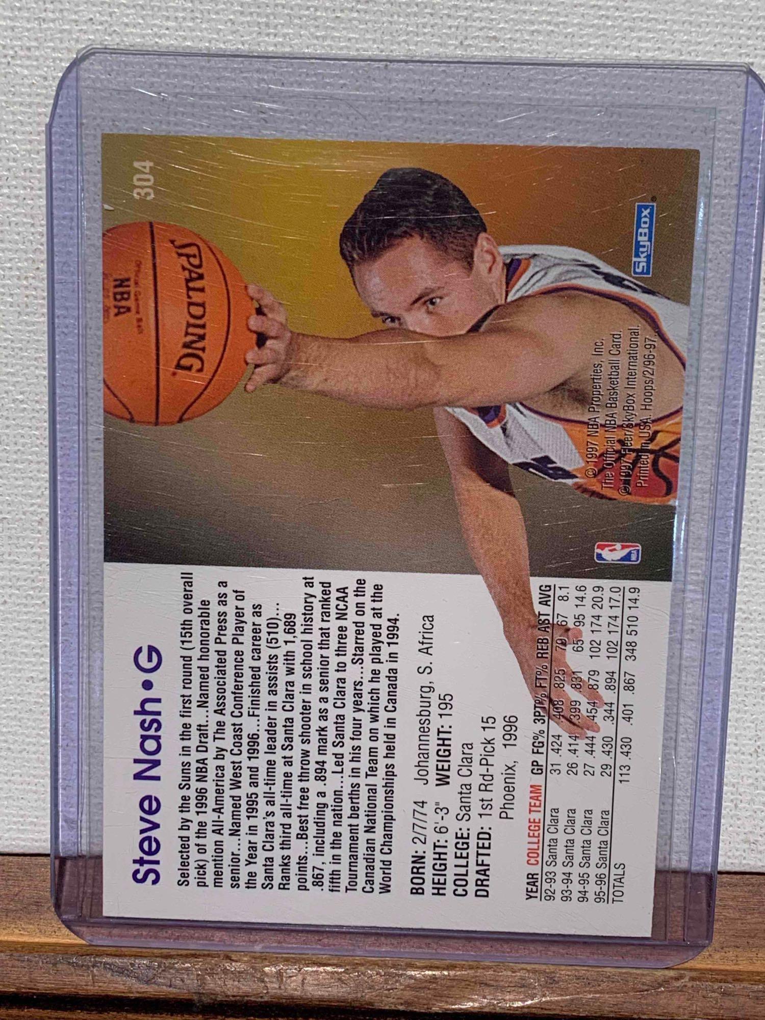 Top Steve Nash Basketball Cards, Rookie Cards, Autographs, Gallery