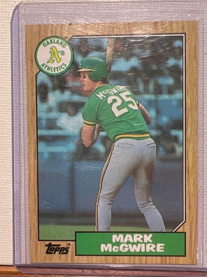 1987 Topps Mark McGwire Baseball card