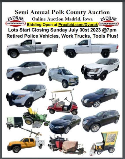 Polk County Vehicles, Equipment, Seizure Items
