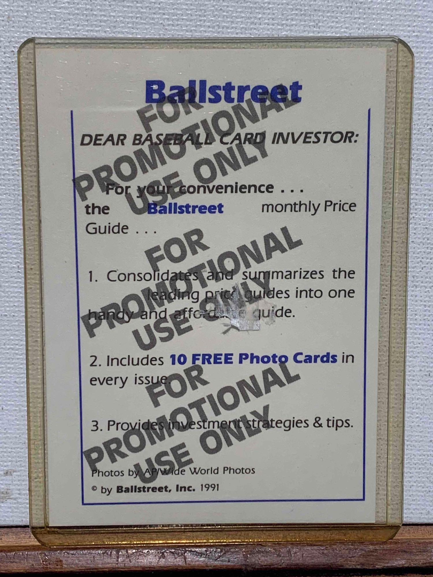 1991 Ballstreet Inc Michael Jordan Holographic | Proxibid