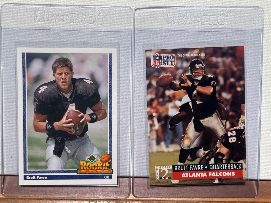 1991 Brett Farve Rookie cards