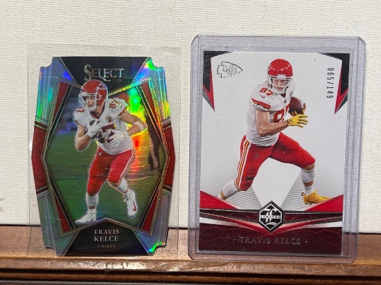 2021 Panini Travis Kelce 65/149 and Select Diecut