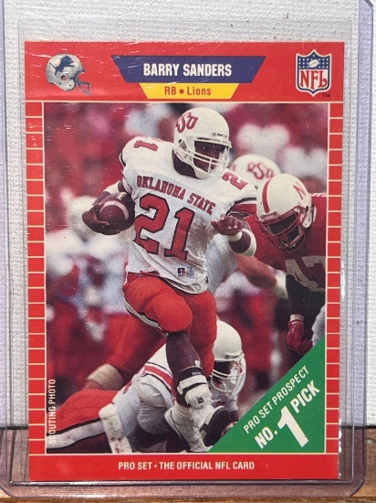 1989 Proset Barry Sanders Rookie