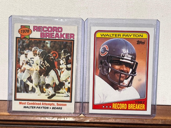 1979 and 1988 Topps Walter Payton
