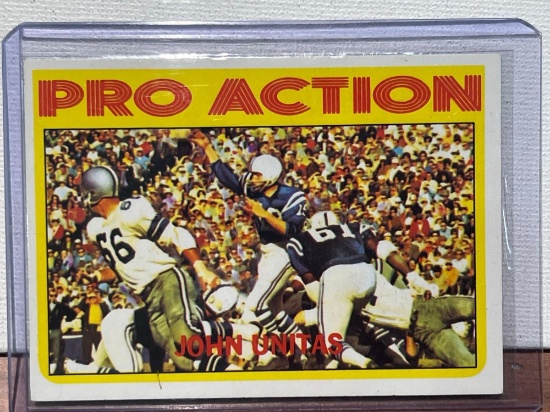 1972 Topps John Unitas Pro Action
