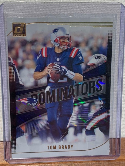 2018 Donruss Tom Brady dominators football card
