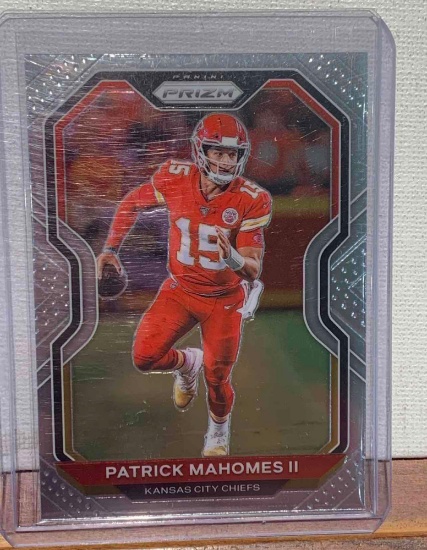 2020 Panini Prizm Patrick Mahomes football card