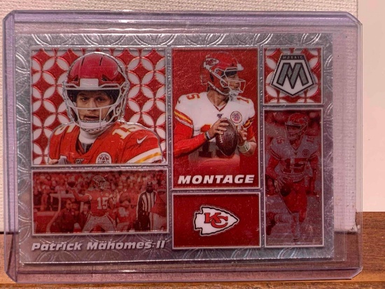 2020 Panini mosaic Patrick Mahomes montage Football card