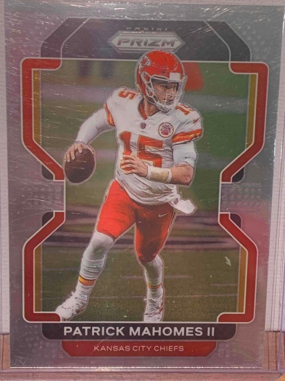 2020 Panini Prizm Patrick Mahomes football card