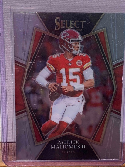 2021 Panini Patrick Mahomes select football card