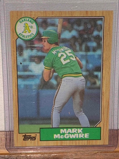 1987 Topps Mark McGwire baseball card