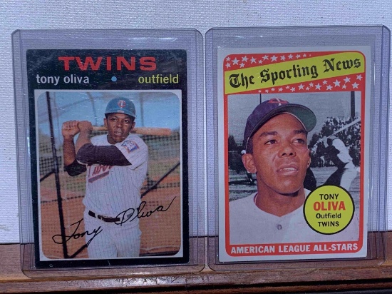 Assorted Tony Olivia Baseball cards