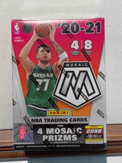 2020-21 panini mosaic 20-21 NBA trading cards four mosaic prisms