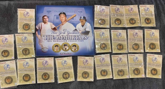 New York Yankees the immortals 2005 medallion collection