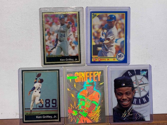 Assorted Ken Griffey Junior baseball cards