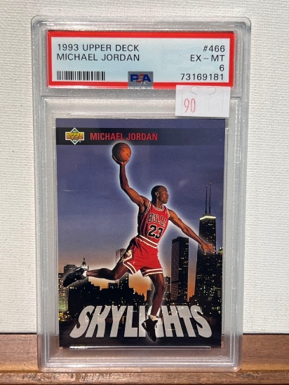 1993 UPPER DECK MICHAEL JORDAN PSA 6