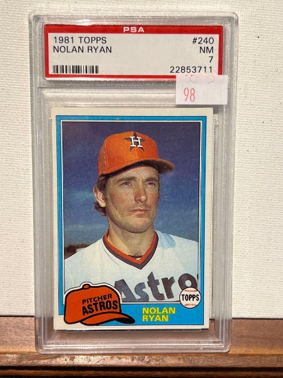 1981 TOPPS NOLAN RYAN PSA 7