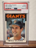 1986 TOPPS TRADED WILL CLARK Rookie PSA 6