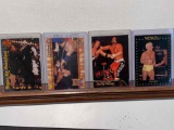 assorted wrestling cards Hogan, DDP vs Hogan, Savage, flair