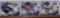 assorted game used memorabilia baseball cards, Correa, Suzuki, Buxton