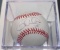 Glenn Perkins, Minnesota twins pitcher autographed baseball obtained at twins fest