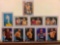 assorted wrestling cards, Fuji, Cole, race, Volkoff, Sheik, hearty, Miro, sky, Kazarian, pac