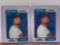 2023 Topps Heritage Chrome #499 and 189 /999