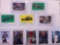Assorted racing cards Russell, Hamilton, Perez, Leclerc, Verstappen, Alonso