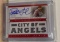 2020 Panini Patrick Sandoval signature, names, player worn material and autographed baseball card