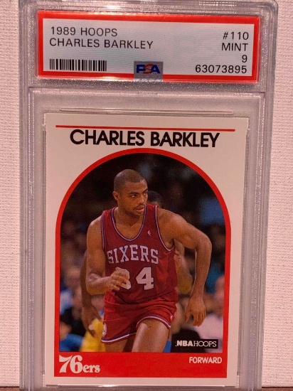 1989 hoops Charles Barkley PSA 9 basketball card
