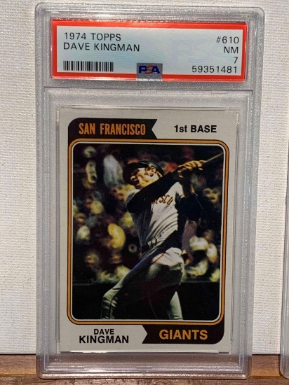 1974 Topps Dave Kingman PSA 7 baseball card