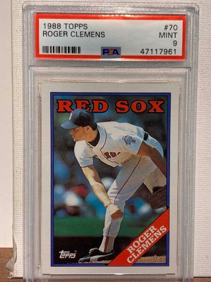 1988 Topps Roger Clemens PSA 9 baseball card